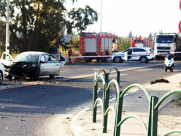 الشرطة: اصابة طفيفة لسيدة وطفليها من يافا وتسكن ام الفحم بانفجار مركبة