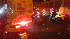  اصابة خطرة لراكب دراجة كهربائية بحادث دهس قرب مفرق فولفسون