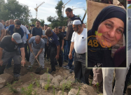 فيديو: جموع غفيرة تُشارك في تشييع جثمان "انتصار العيسوي" ضحية إطلاق النار بالرملة