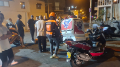 يافا: اصابة متوسطة لراكب دراجة بحادث طرق ذاتي