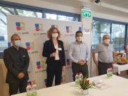 البروفيسور روني جامزو في زيارة لمستشفى فولفسون 