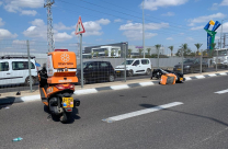  اصابة خطرة لشاب من يافا بحادث طرق ذاتي قرب الرملة