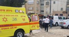 اصابة طفيفة لسيدة مسّنة اثر حريق شقة في مدينة اللد 