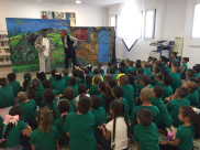  بالفيديو: فعاليات للتشجيع على القراءة في المكتبة العامة "انا لاورا" بيافا