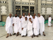 صور لمعتمري اللد والرملة بعد وصولهم إلى الديار الحجازية 