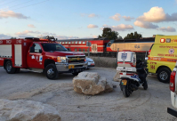  مصرع شخص دهساً تحت عجلات القطار في مدينة الرملة 