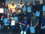 طلاب المدرسة التكنولوجية "عمال 1" يحصلون على شهادات تقدير من مكتب العمل