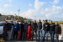 بالصور: إنطلاق الفوج الثالث من معتمري مدينة يافا للديار الحجازية لأداء عمرة الربيع 