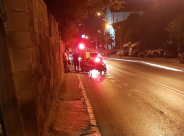  اغلاق مقطع من شارع ييفت اثر تسرّب زيت من احدى المركبات