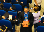 مبروك| تخرّج الطبيب الرملاوي رأفت خالد أبو سبيت من بوخاريست 