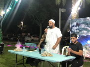بالصور : خيمة الهدى تنظم أمسية دعوية في ضيافة عائلة "بوّاب" بيافا