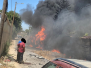 اصابة خطرة لشخص اثر انفجار مركبة في اللد 