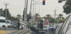 إصابتان متوسّطتان في حادث طرق شرق يافا