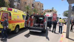 اصابة طفيفة لسيدة من الرملة اثر تعرضها للطعن في يافا 