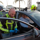  اصابة النائب د. منصور عباس في حادث طرق على شارع كفربرا جلجولية