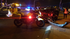  7 اصابات طفيفة بحادث طرق بين عدة مركبات في مفرق الرملة اللد 