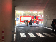  فيديو: حريق داخل مخزن أحد الفنادق شمال مدينة يافا 