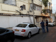 بالصور: الشرطة تقوم بإزالة كاميرات المراقبة من شارع "شبيب" بيافا