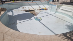 انهيار بركة سباحة ومصرع شاب في مركز البلاد