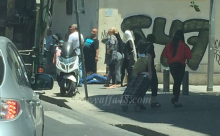 بالصور: اصابة متوسطة لشاب بحادث دهس في مدينة يافا