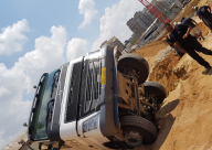  يافا: اصابة متوسطة لعامل اثر انقلاب جرّافة في ورشة بناء بالمدينة