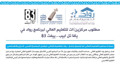 مطلوب مركزين/ات للتعليم العالي لبرنامج رواد في يافا 