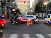 اصابة متوسطة لراكب دراجة نارية بحادث طرق شرق يافا 