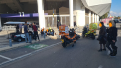 يافا: اصابة متوسطة لسائق دراجة نارية بحادث طرق 