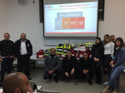  بالصور: نجمة داوود الحمراء تُوزّع حقائب اسعافات أولية على خريجي الدورة الثانية بيافا