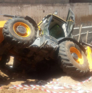  بالفيديو: إصابة متوسطة بانقلاب جرافة في مدينة يافا 