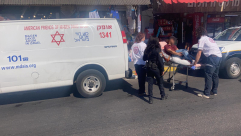  يافا: أضرار واصابة شاب بحادث دهس بشارع ييفت