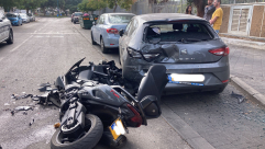  يافا: اصابة متوسطة لشابين بحادث طرق ذاتي 