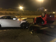 صور: 8 اصابات إحداها خطيرة بحادث طرق مروع قرب الرملة 