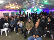  بالصور: خيمة الهدى تنظم أمسية دعوية في ضيافة عائلة "ترتير" بيافا