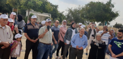 وفد من قرية لفتا المهجرة يزور مدينة الرملة 