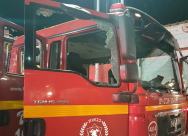 يافا: اصابة اثنين من طواقم الاطفائية اثر القاء حجارة بالمدينة