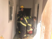  اللد: حريق داخل شقة سكنية دون اصابات