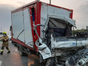 مصرع شخص بحادث بين شاحنتين قرب مستوطنة اريئيل