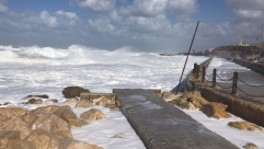 فيديو وصور تكشف حجم الأضرار التي خلفتّها العاصفة في مدينة يافا