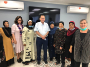  وفد من البلدية في زيارة لمركز طولوز للجيل الذهبي في يافا