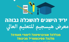 الخميس - معرض للتعليم العالي وللمنح الدراسية في مركز الشباب "ييفت 83" بيافا