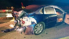  مصرع شابين واصابة آخر بحادث طرق مروّع قرب الزرازير 