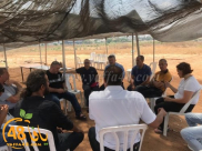 لجنة متابعة بيوت ابو كشك تعقد اجتماعا لها في الخيمة