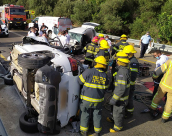 مصرع شخص واصابة زوجته بجراح خطيرة بحادث طرق قرب حيفا