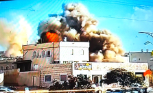 مروّع: لحظة سقوط صاروخ في شقيب السلام في النقب