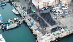 فيديو من الجو - كواليس خيمة الهدى في ميناء يافا الجمعة الماضي