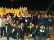 بعد 14 ساعة مشيا على الأقدام وصول قافلة نصرة الأقصى إلى مدينة القدس