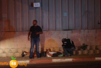 بالصور: الشرطة تطارد أحد المشتبهين في عملية قتل وقعت بمدينة حولون في شوارع يافا