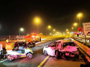  مصرع سيدة وعدد من الاصابات بحادث طرق قرب الرملة