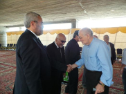 وفد من مؤسسة الرابطة يشارك بوضع حجر الاساس لمبنى جمعية يافا في عمان